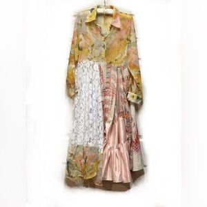 Floral Patchwork Maxi Dress